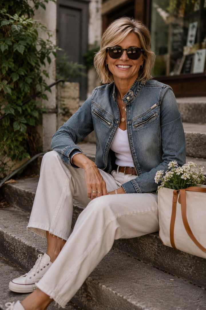 Vintage Wash Denim Jacket