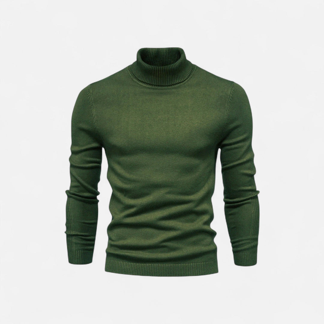 Men’s Cotton Turtleneck Sweater