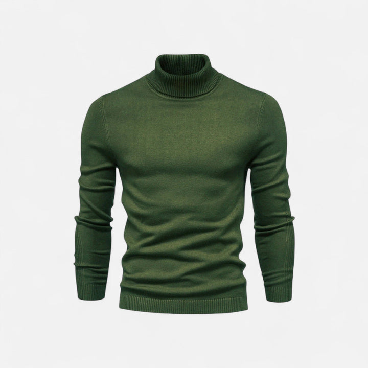 Men’s Cotton Turtleneck Sweater
