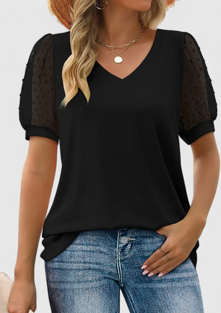 Nina | Relaxed V-Neck Comfort Top