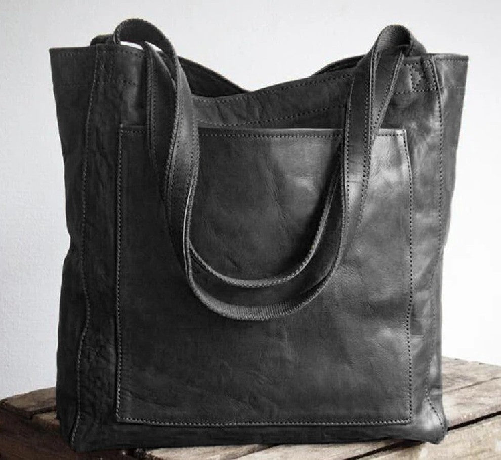 Lauren | Classic Leather Tote