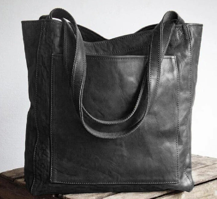 Lauren | Classic Leather Tote