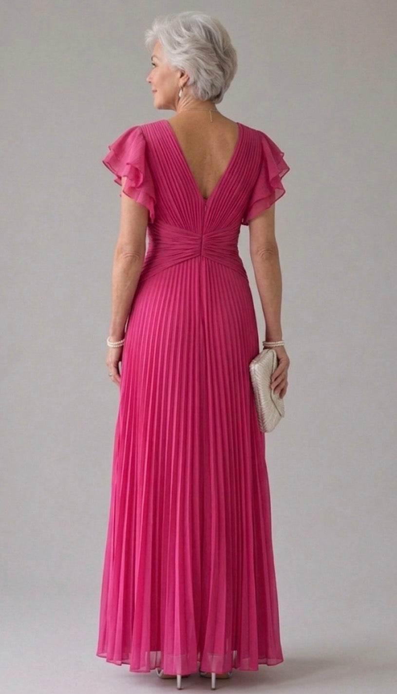 Violet & Grace™ | Pleated Evening Dress
