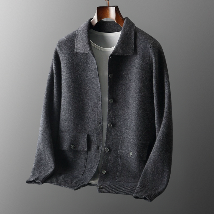 Piers | Classic Cashmere Cardigan