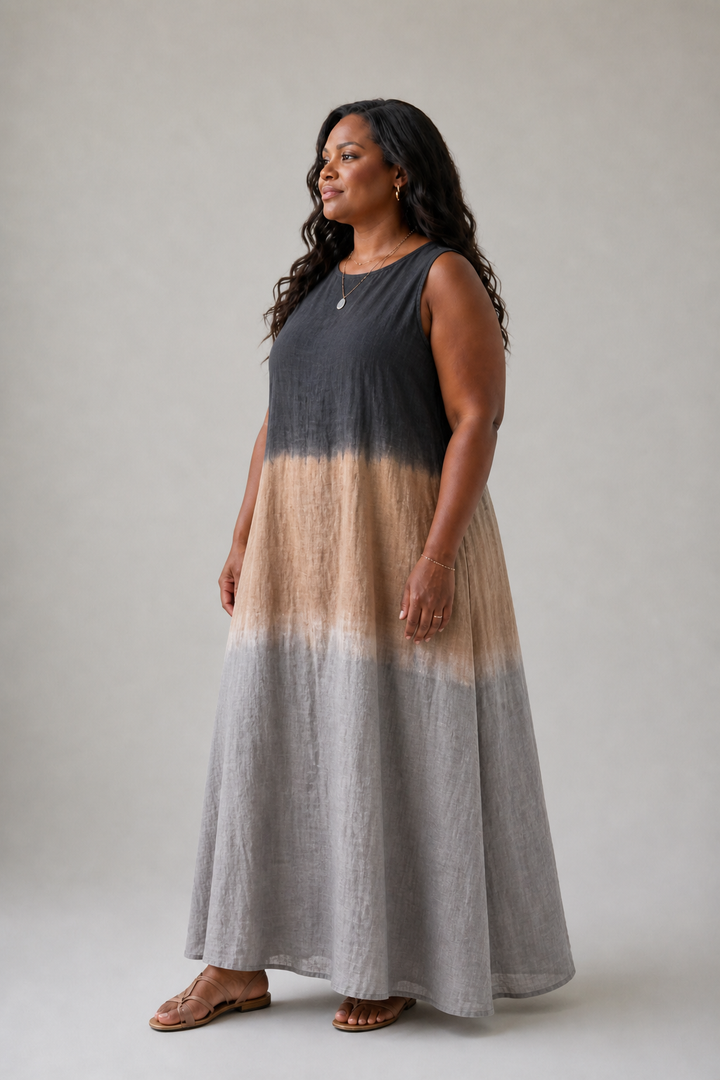 Sorelle | Sleeveless Ombre Midi Dress