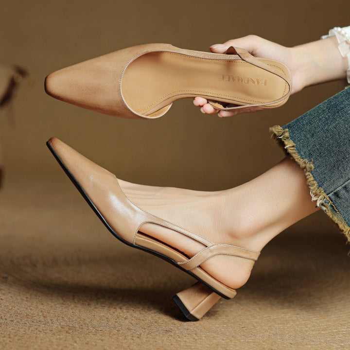 Celora | Leather Slingback Pumps