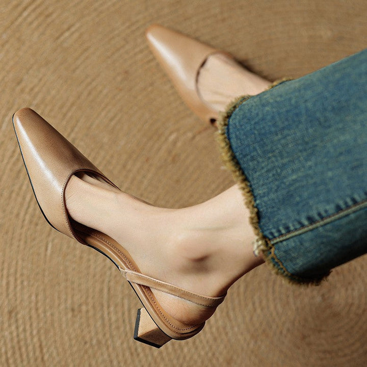 Celora | Leather Slingback Pumps
