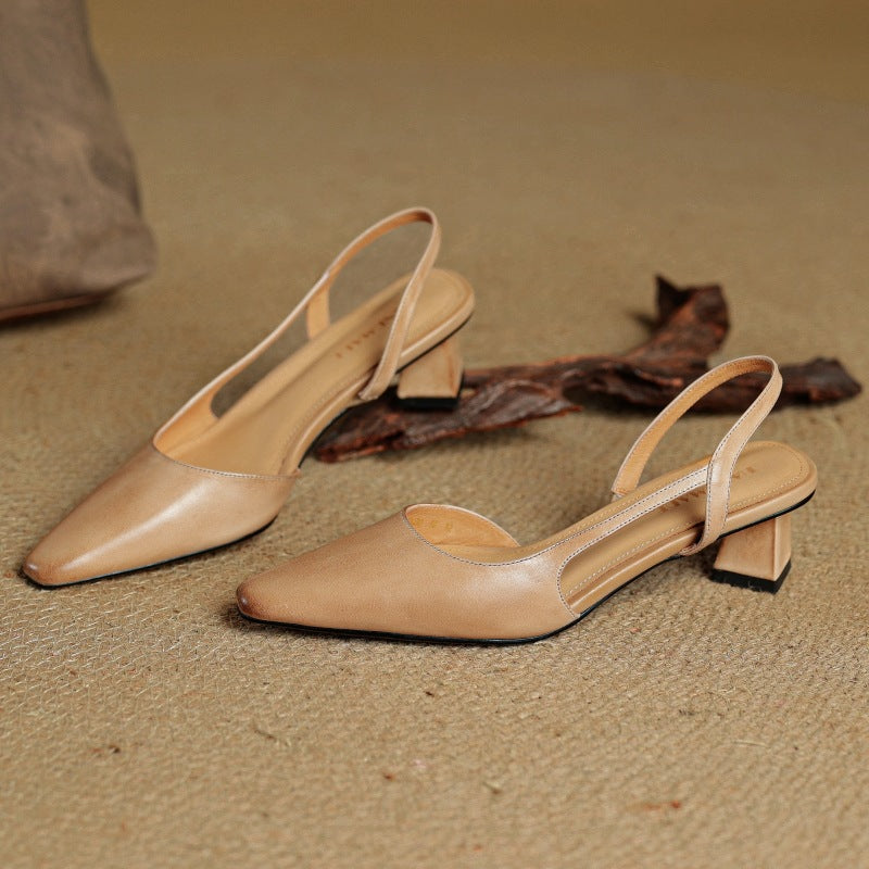 Celora | Leather Slingback Pumps