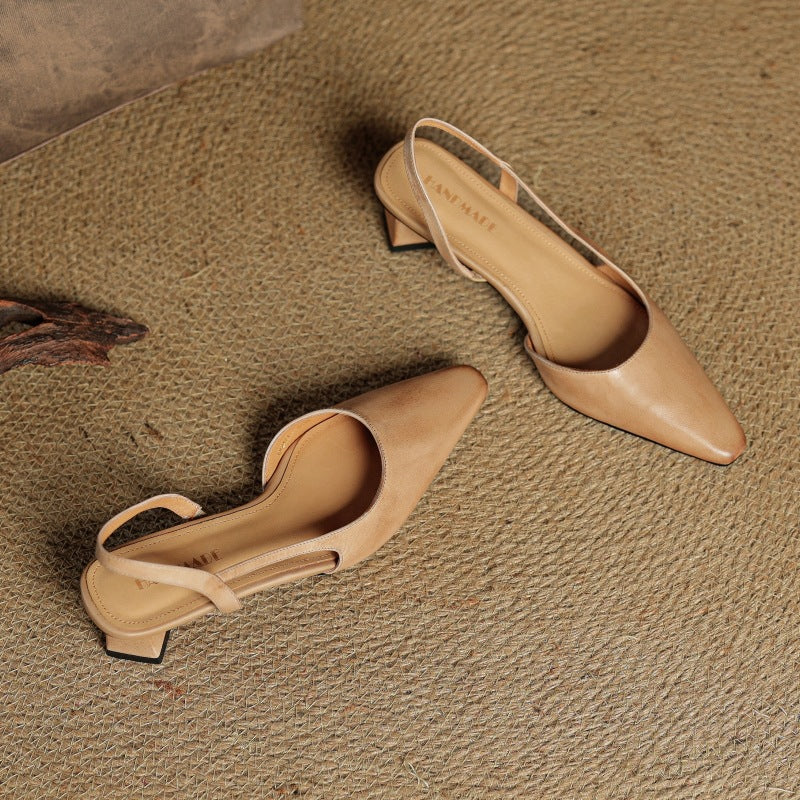 Celora | Leather Slingback Pumps