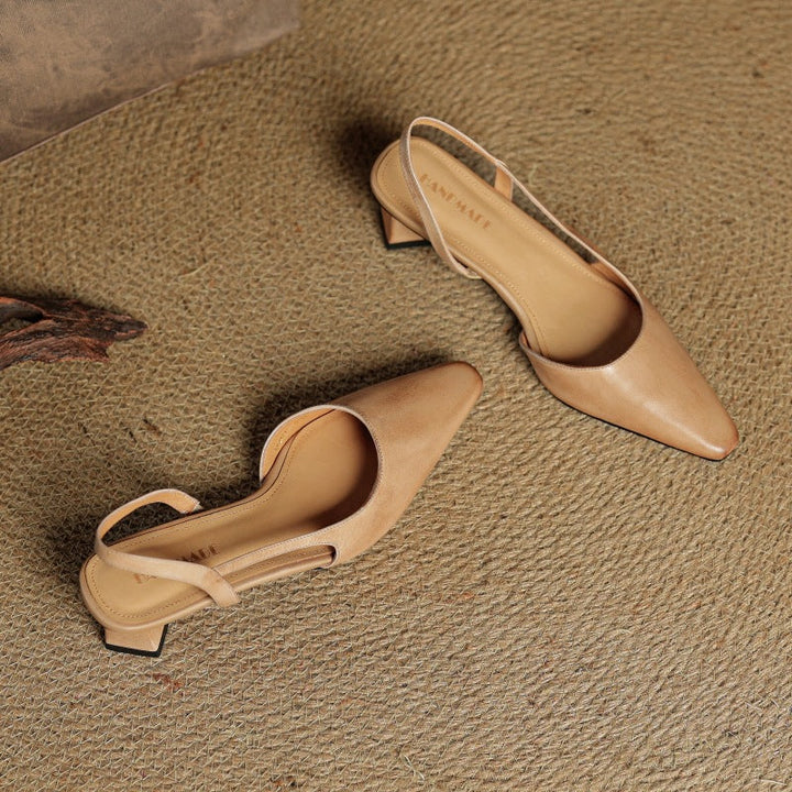 Celora | Leather Slingback Pumps