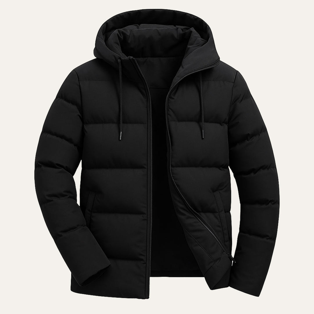 The Edinburgh Men's Waterproof Parka - Hooded Puffer Winter Jacket