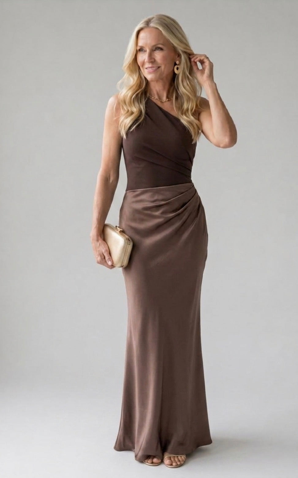 Violet & Grace™ | Maxi Dress with a Guilt in Satin