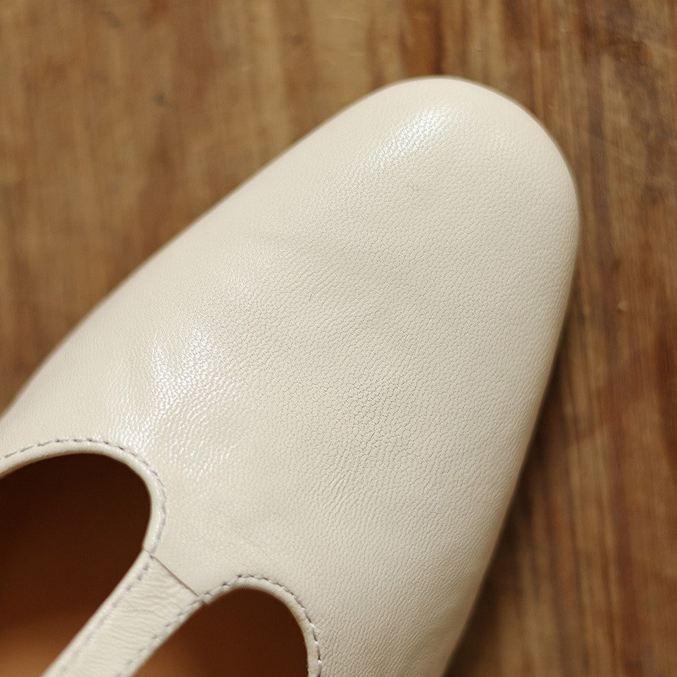 Althea | Leather T-Strap Heels