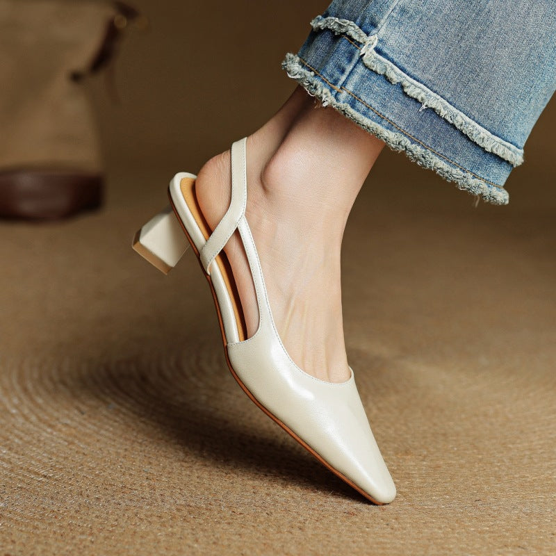 Celora | Leather Slingback Pumps