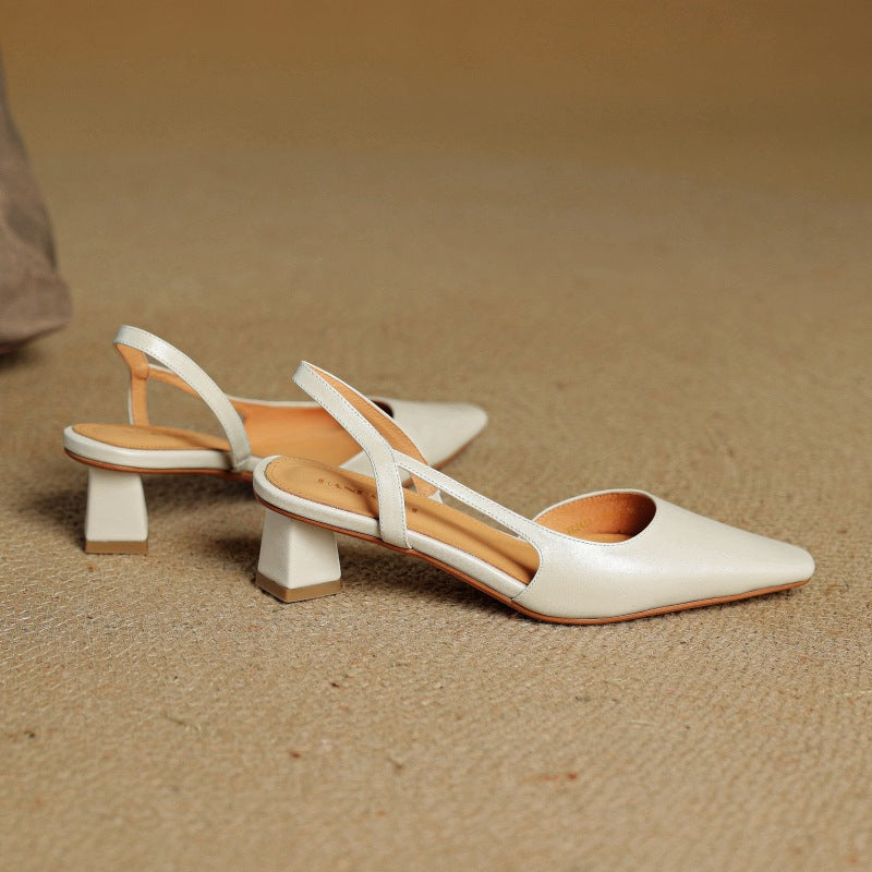 Celora | Leather Slingback Pumps