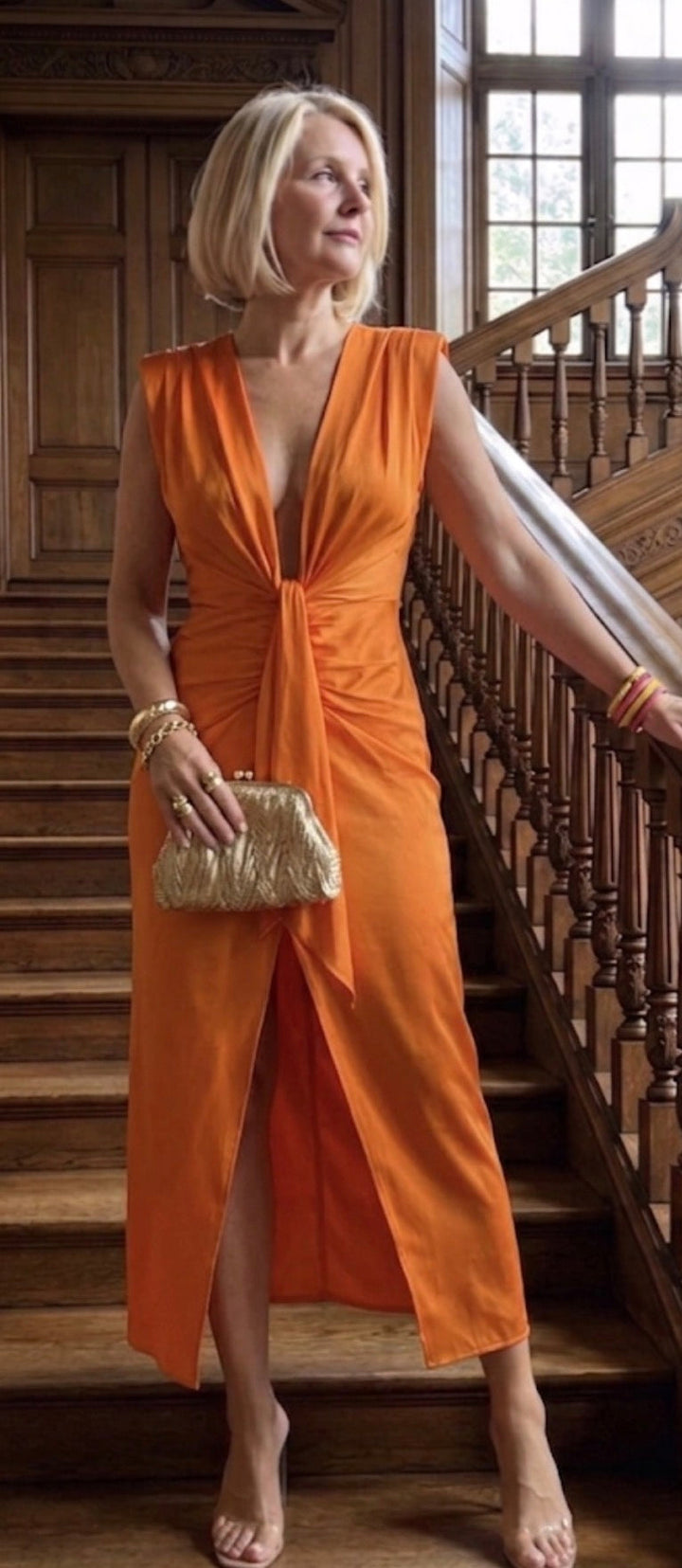 Violet & Grace™ | Elegant Pleated Dress