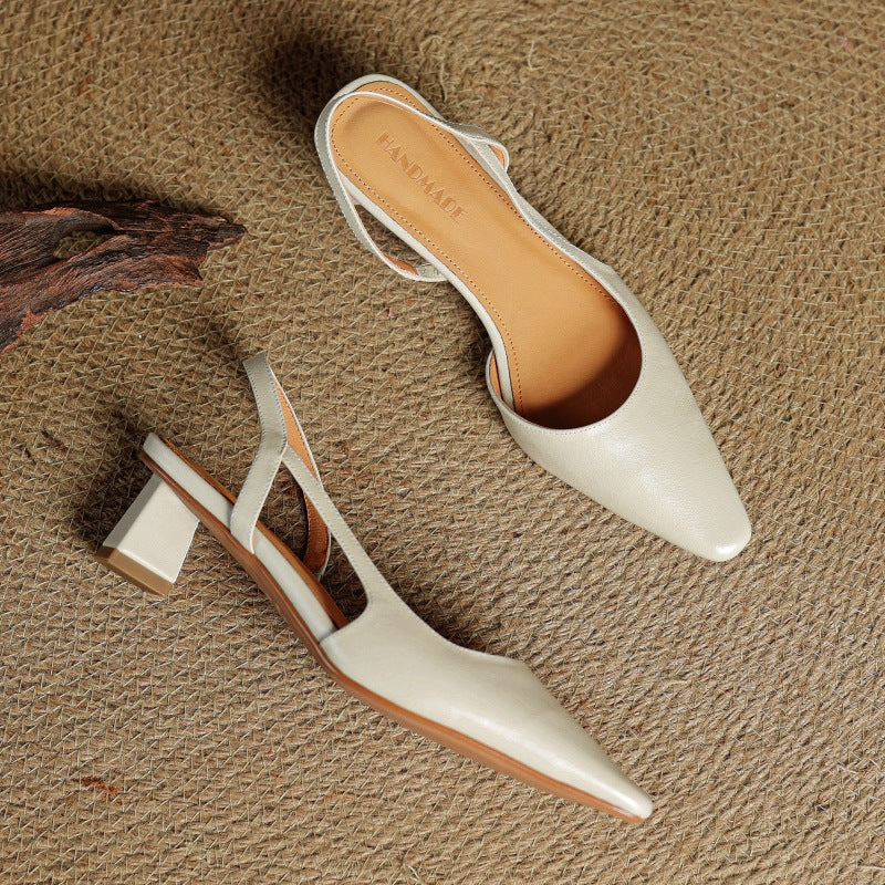 Celora | Leather Slingback Pumps