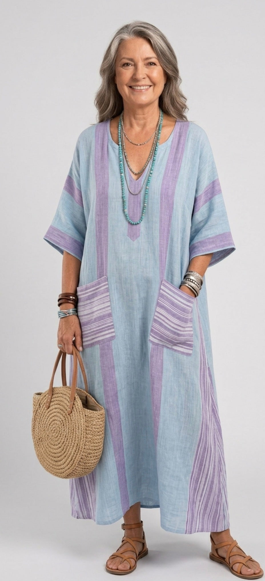 Orien | Light Flow Pocket Midi Dress