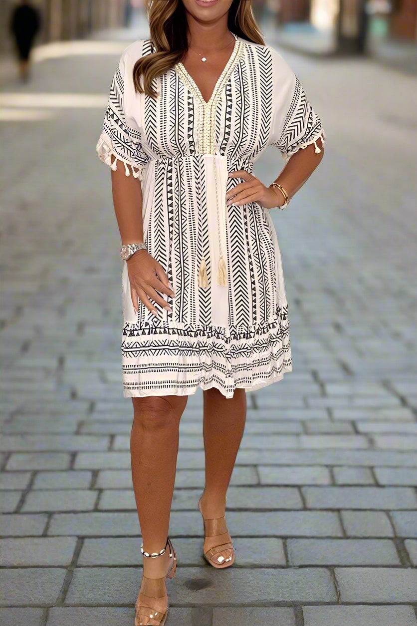 Magdalena | Chic Printed Dress