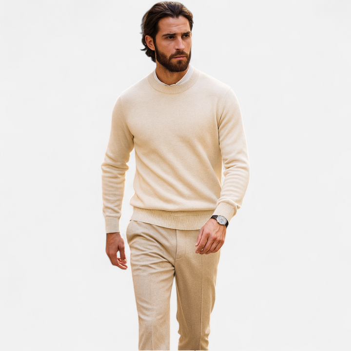 Roselains | Men’s Loose-Fit Cashmere Wool Jumper