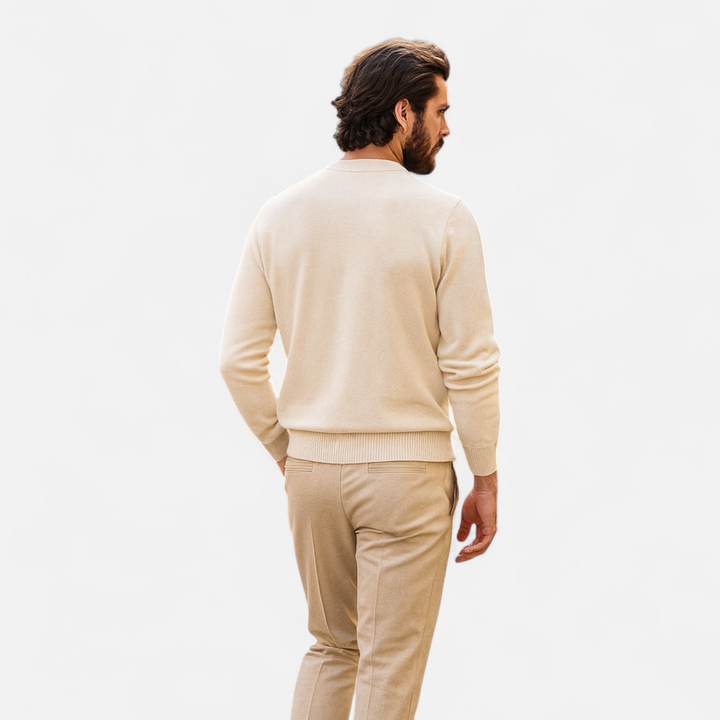 Roselains | Men’s Loose-Fit Cashmere Wool Jumper