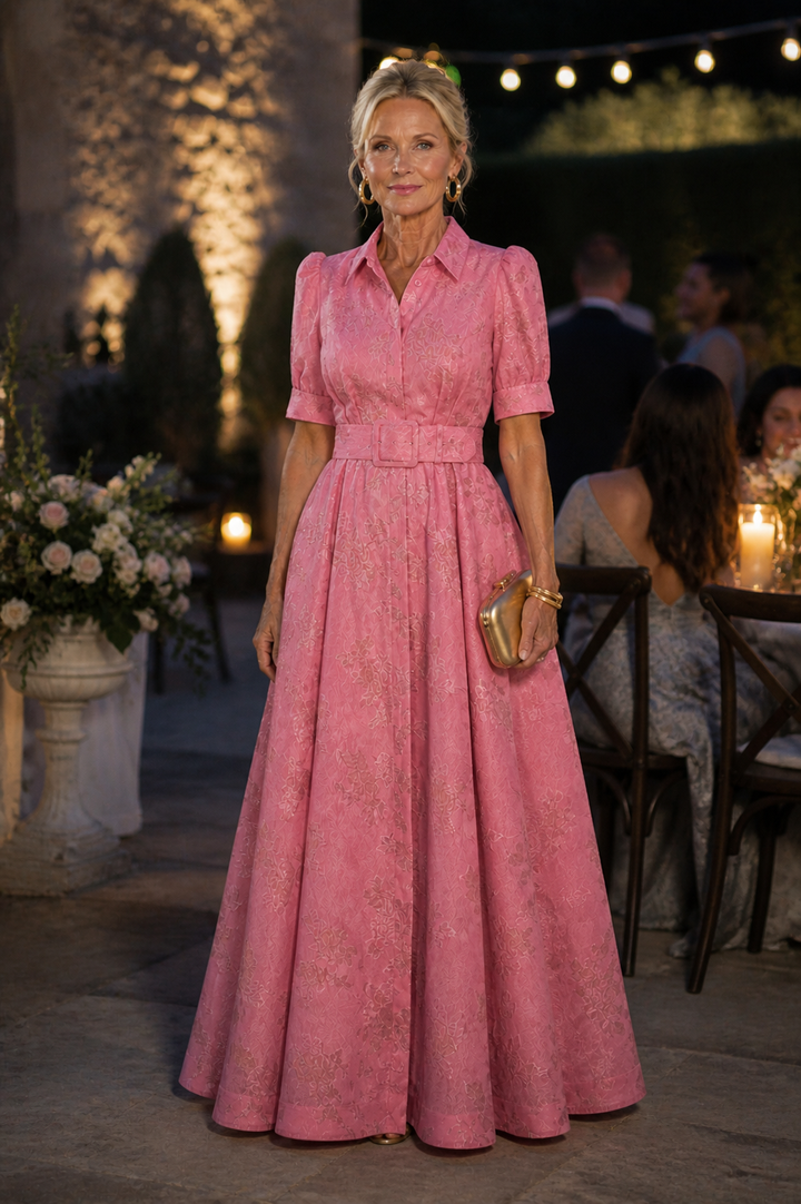 Violet & Grace™ | Belted Floral Maxi Dress