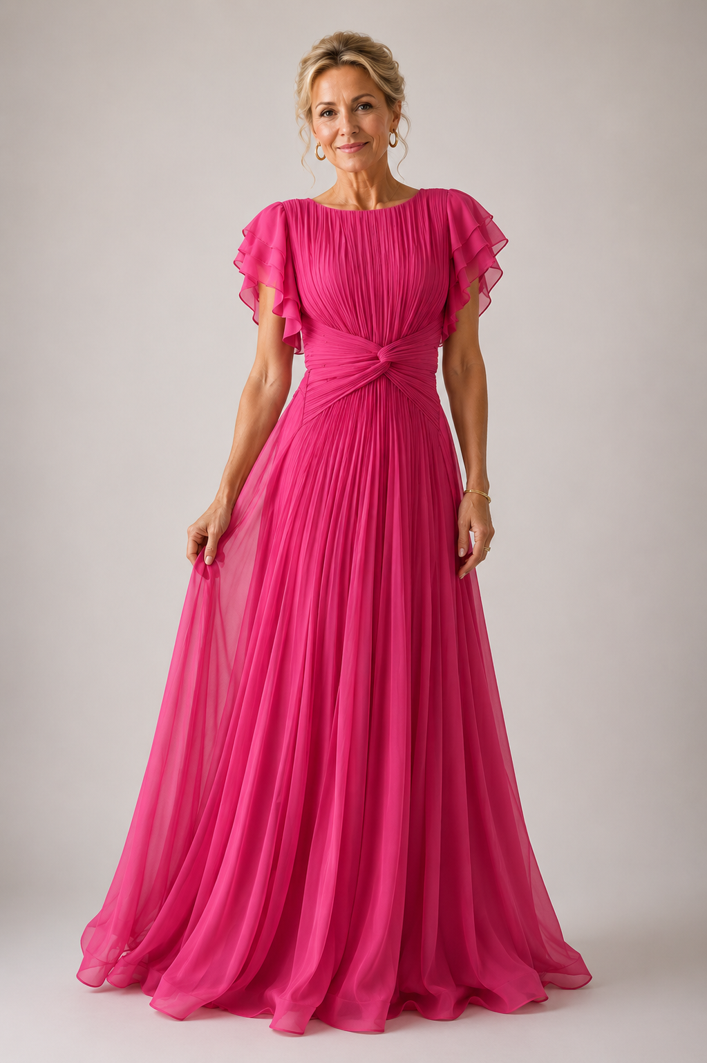 Violet & Grace™ | Pleated Evening Dress
