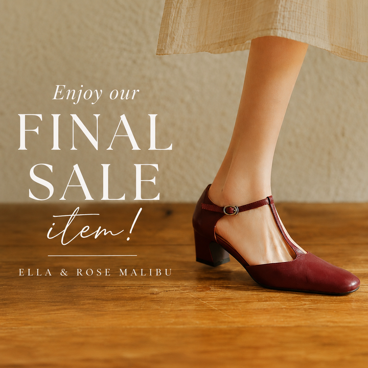 Althea | Leather T-Strap Heels