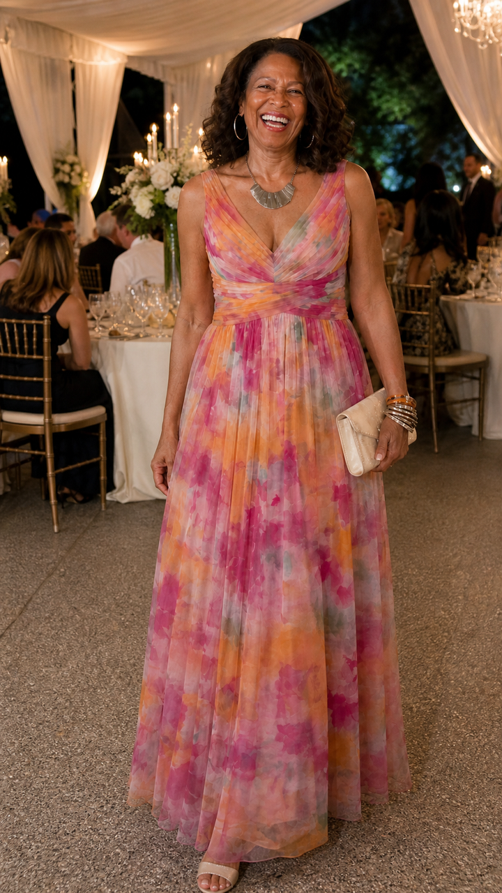 Violet & Grace™ | Soft Wrap Maxi Dress