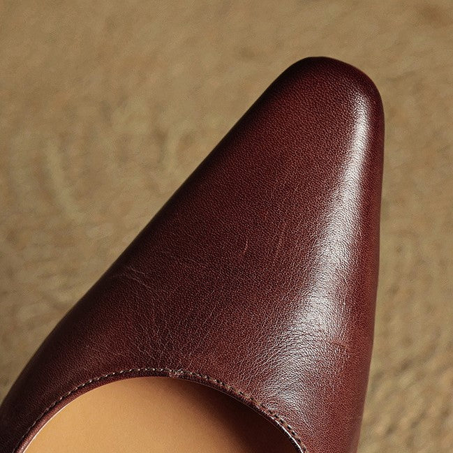 Celora | Leather Slingback Pumps