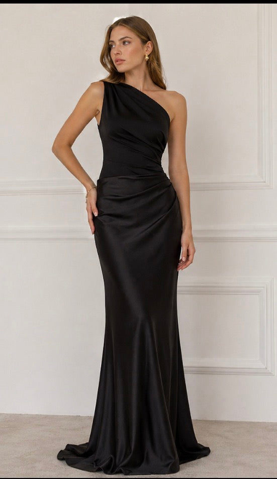 Violet & Grace™ | Maxi Dress with a Guilt in Satin