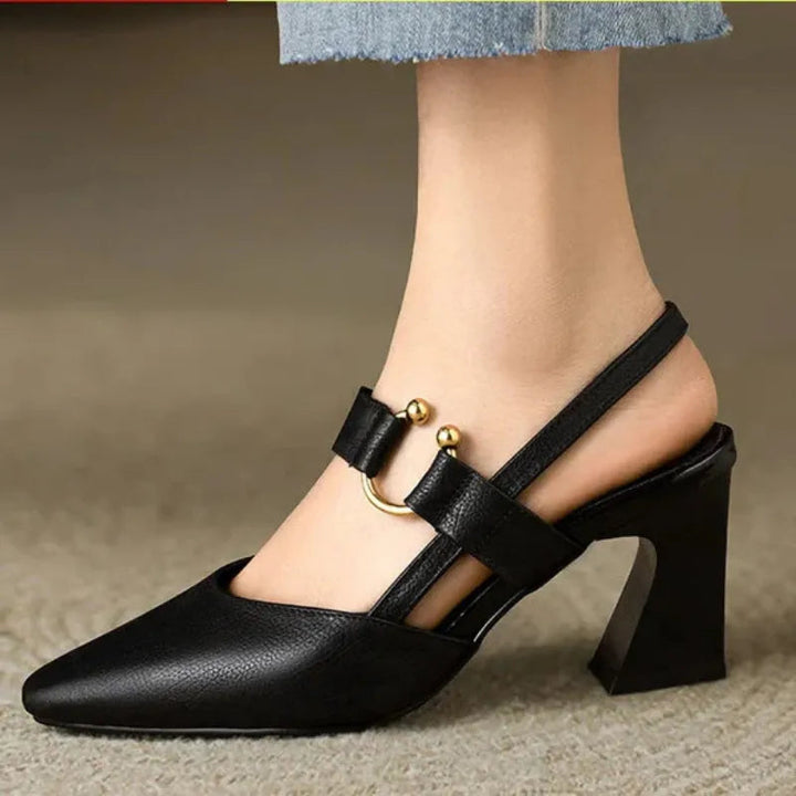 Velora | Elegant Strap Block Heels