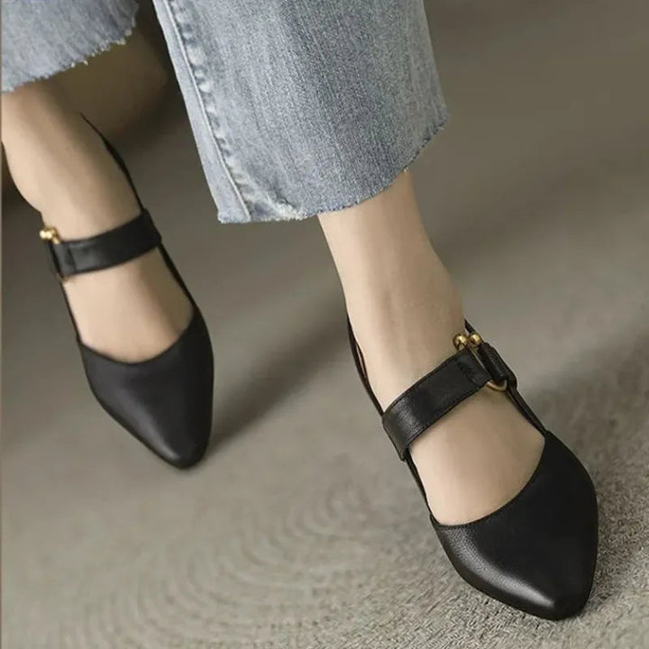 Velora | Elegant Strap Block Heels
