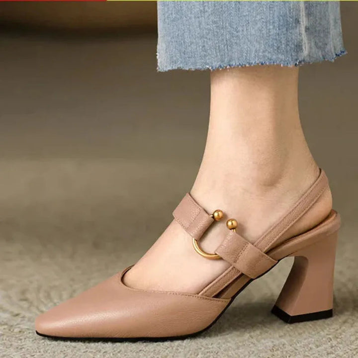 Velora | Elegant Strap Block Heels