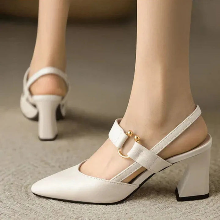 Velora | Elegant Strap Block Heels