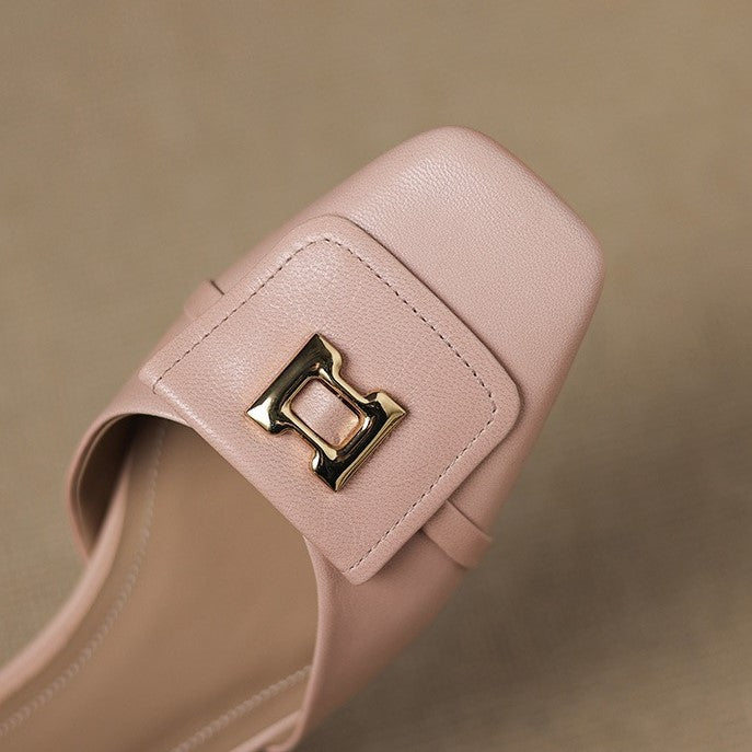 Virella | Buckle Leather Mary Janes