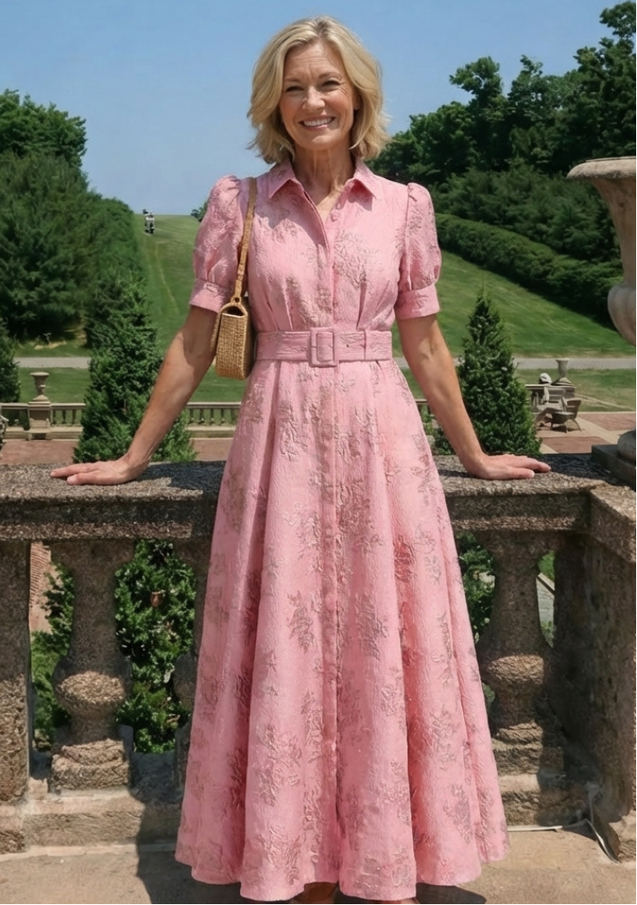 Violet & Grace™ | Belted Floral Maxi Dress