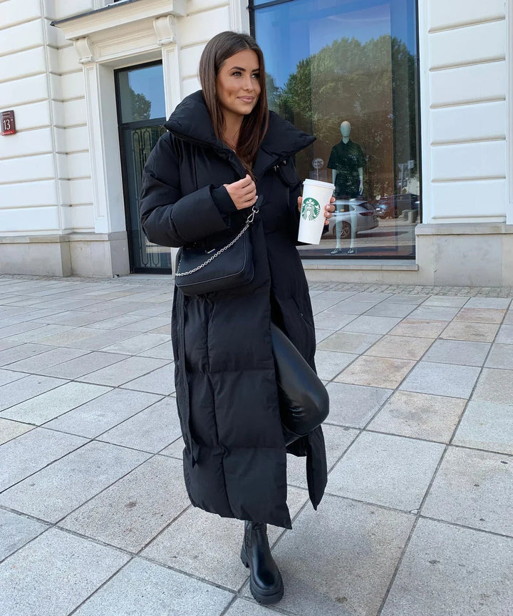 Elegant Long Winter Coat for Women