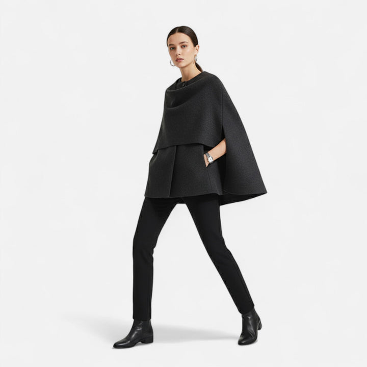 Women’s Quilted Scarf-Collar Jacket