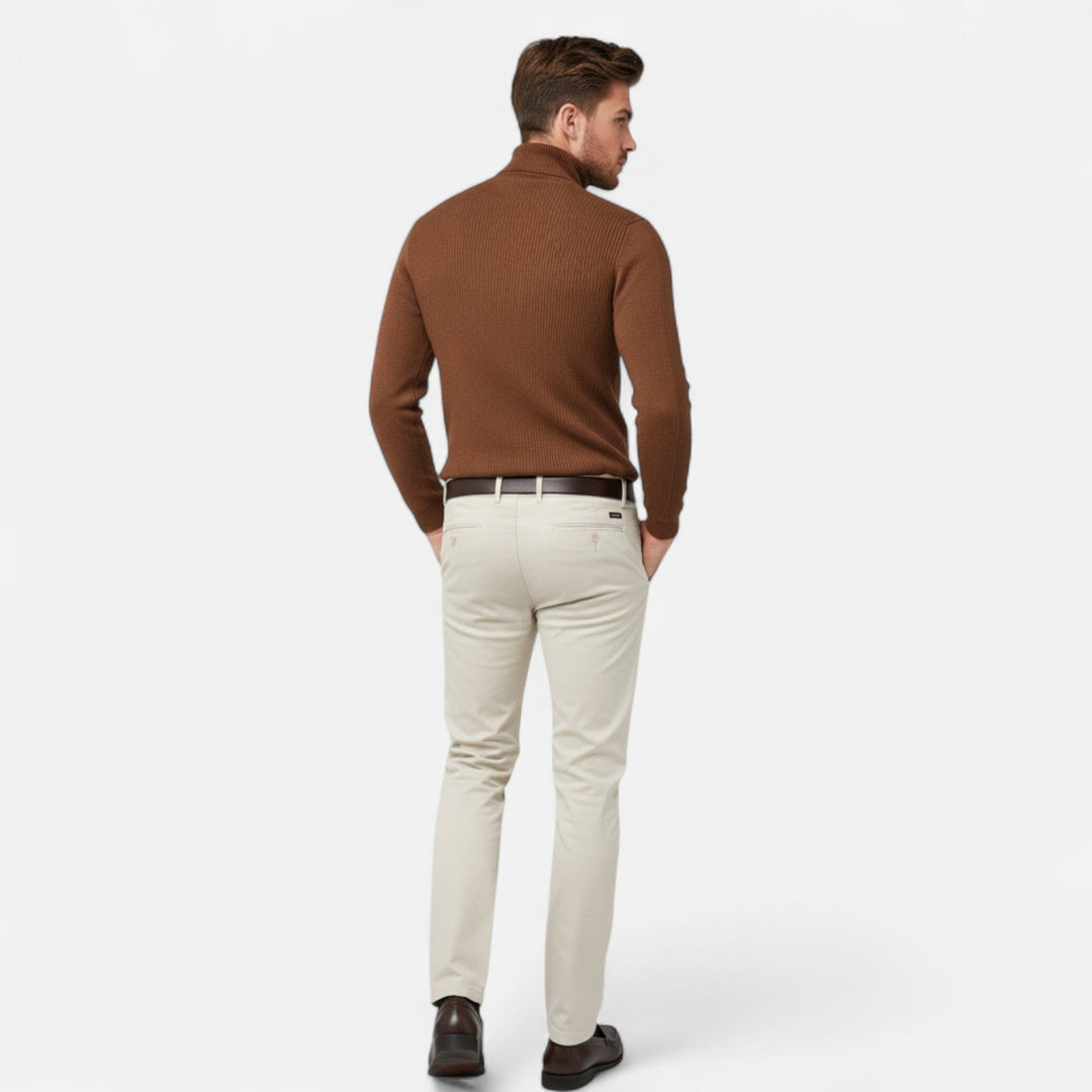 Men’s Cotton Turtleneck Sweater