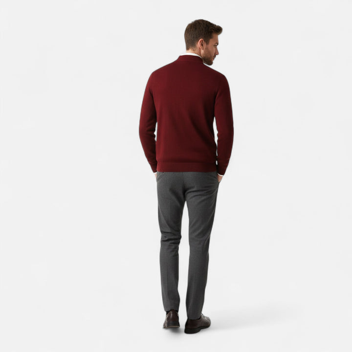 Men’s Merino Wool Half-Zip Sweater