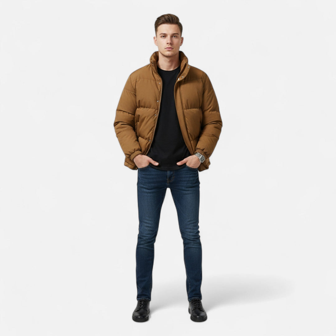 Men’s Waterproof Cotton-Lined Parka