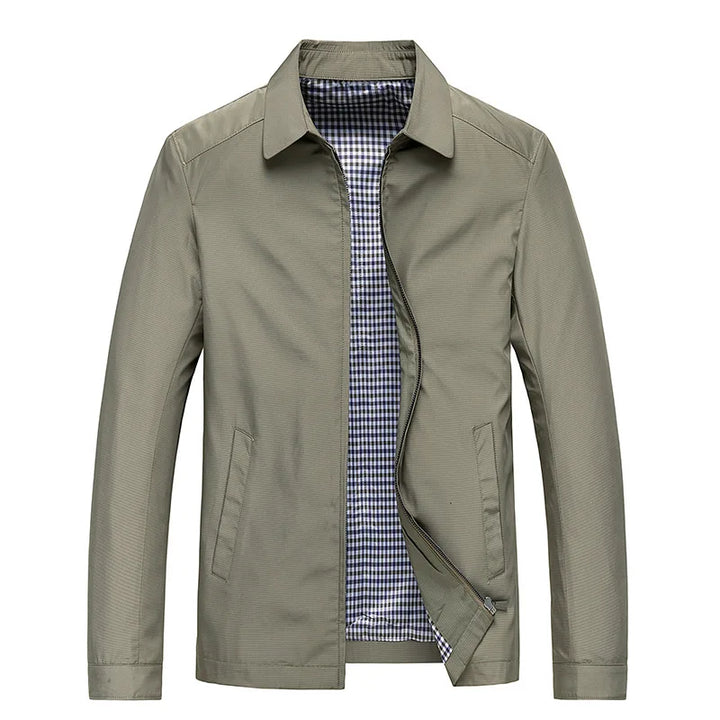 Men's Jacket in Cotton Slim Design for Outdoor Activities