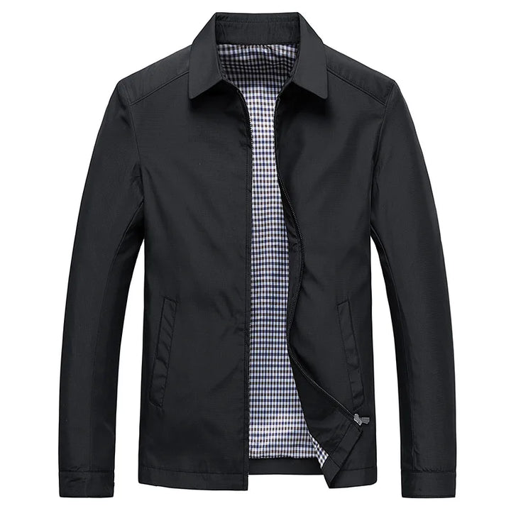 Men's Jacket in Cotton Slim Design for Outdoor Activities