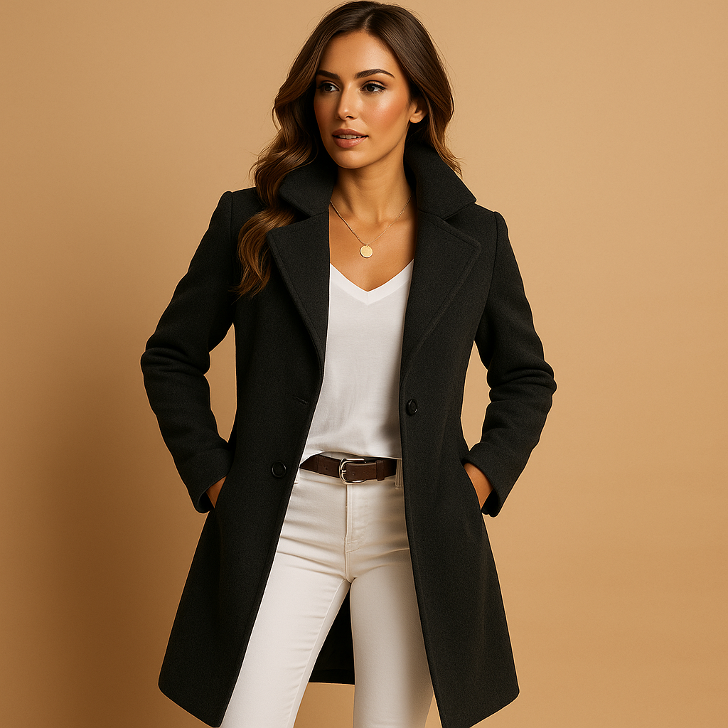 Isla | Women's Wool Double-Breasted Coat