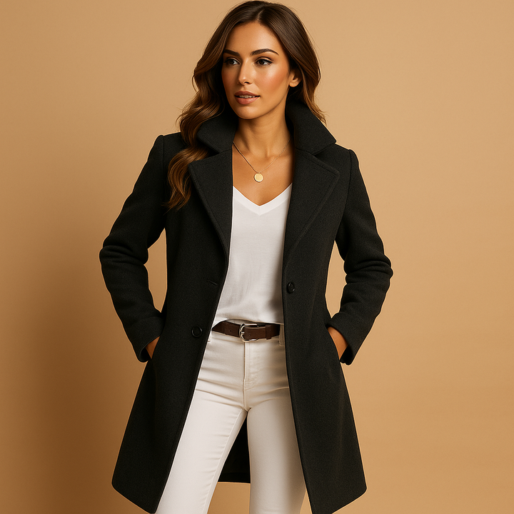 Isla | Women's Wool Double-Breasted Coat
