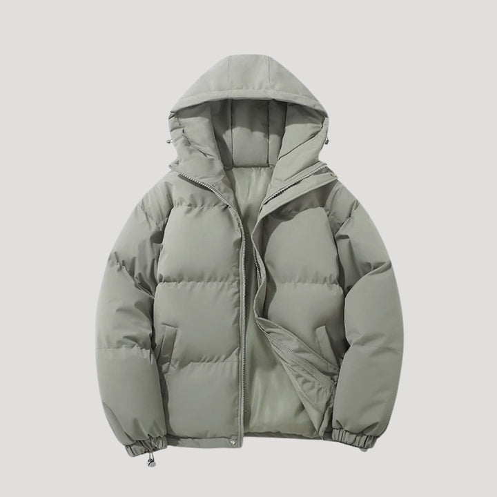 Long Puffer Jacket for Women with Hood - Water-Resistant Winter Jacket