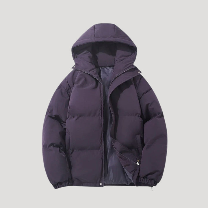 Long Puffer Jacket for Women with Hood - Water-Resistant Winter Jacket