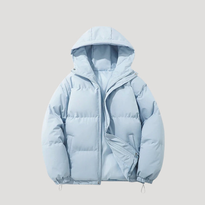 Long Puffer Jacket for Women with Hood - Water-Resistant Winter Jacket