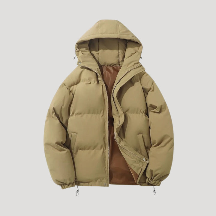 Long Puffer Jacket for Women with Hood - Water-Resistant Winter Jacket